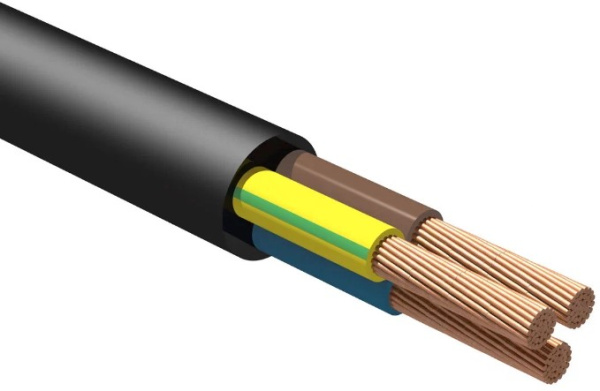 Изображение товара Провод ККЗ ПВСнг(А)-LS 3х4 с изоляцией из ПВХ для пожаробезопасных электросетей 100м