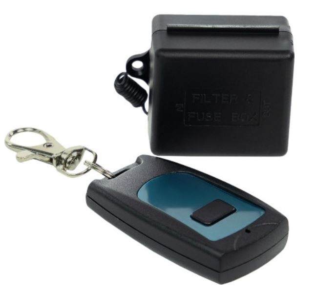 

Комплект Skudo SK-RC111RD дистанционного управления из универсального радореле 1СH и двухкнопочного пульта, SK-RC111RD