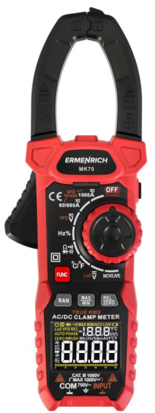 Изображение товара Токоизмерительные клещи Ermenrich 82970 для точных измерений