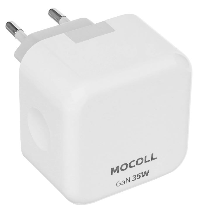 

Зарядное устройство сетевое MOCOLL Dual Fast Charge 35WD 35W, 2*USB Type-C, белый, Dual Fast Charge