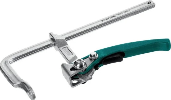 Изображение товара Струбцина Kraftool KLF-250 для фиксации деталей, строительных и монтажных работ