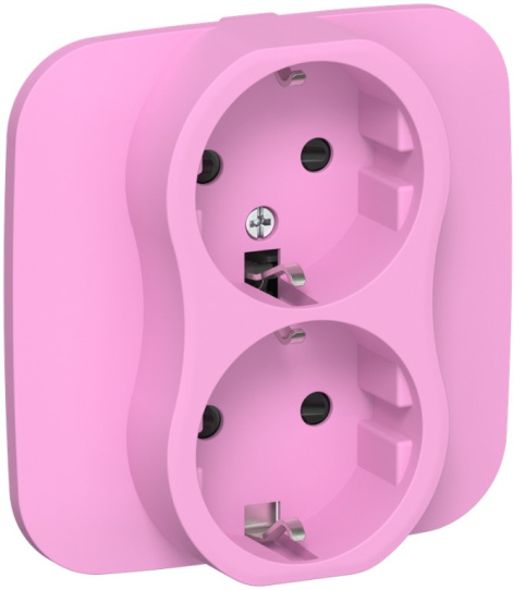 Изображение товара Розетка двухместная с заземлением IEK FI-R24A-16-1-K99