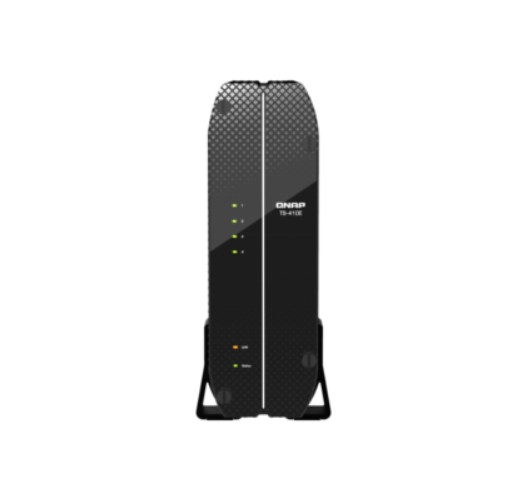 

Сетевой накопитель QNAP TS-410E-8G RAID, 4 отсека 2,5", HDMI, 2 порта 2,5 GbE BASE-T, Celeron 2,0 ГГц (2,6 ГГц), 8GB, TS-410E-8G
