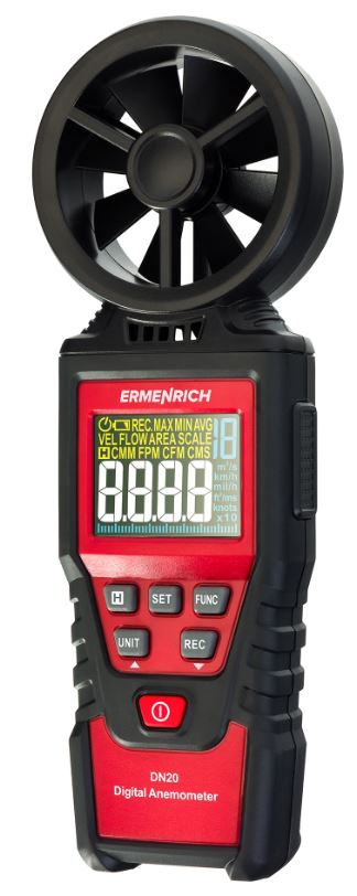 

Анемометр Ermenrich 82972 цифровой Seek DN20, 82972