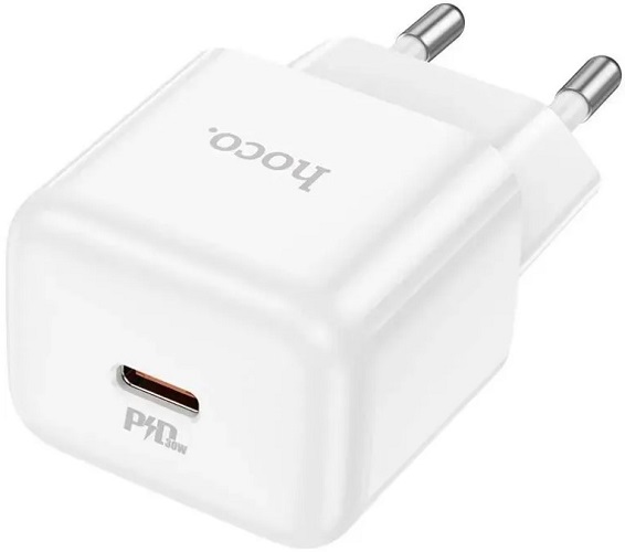 

Зарядное устройство сетевое Hoco N32 Glory White 30W 3A+2A+1.5A (PD+QC+AFC) USB Type-C универсальное, N32 Glory White