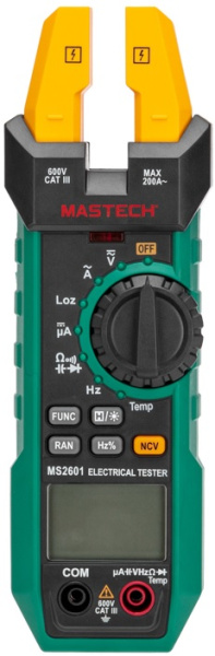 Изображение товара Токовые клещи Mastech MS2601 многофункциональный измерительный прибор