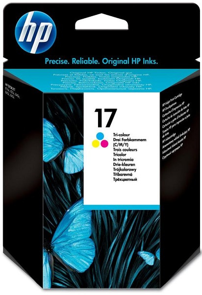 Изображение товара Картридж HP 17 для струйных принтеров и МФУ, цветной high-quality