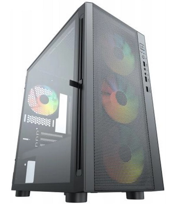 

Корпус mATX ACD Citadel 104 AH-TC4GA-0000 без БП, боковая панель из закалённого стекла, USB 3.0, 2*USB 2.0, Citadel 104