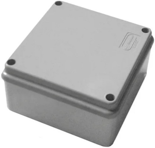 

Коробка распределительная Ecoplast 44057HF BJB/JBS100 без сальников о/п,100х100х55мм без галогена, 6 вых., IP56 Экопласт, 44057HF