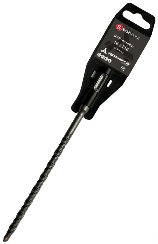 

Бур по бетону ООО САМ SAMC-008110210-20 SDS-plus 10x210 АРМАТА 20 шт, SAMC-008110210-20