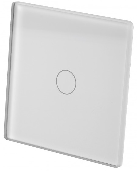 

Панель стеклянная Sibling Powerpanel-1PGW выключателя в рамку, 1кл белая, Powerpanel-1PGW