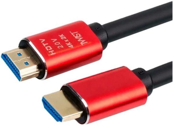 Изображение товара Интерфейсный HDMI кабель RETIC 2HDMI2.0P-5M-G 5 метров 4K 120Гц позолота