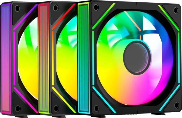 Изображение товара Вентилятор Ocypus Gamma F12 UNI BK ARGB 3 IN 1 для корпуса 120x120 мм