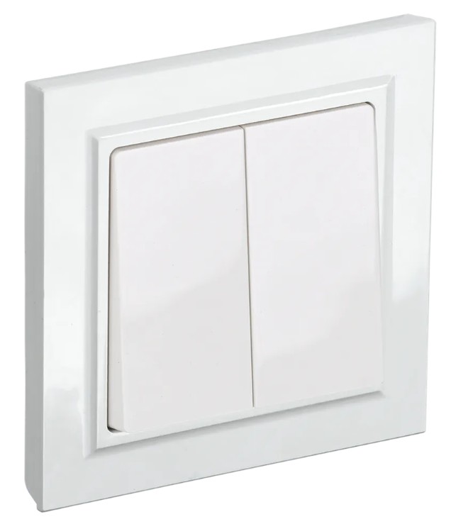 

Выключатель IEK BR-V20-0-10-K01-F 2-кл. СП BRITE ВСР10-2-0-БрБ 10А в сборе белый, BR-V20-0-10-K01-F