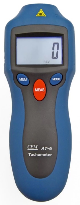 

Тахометр CEM AT-6 CEM 481264 цифровой лазерный фототахометр, AT-6