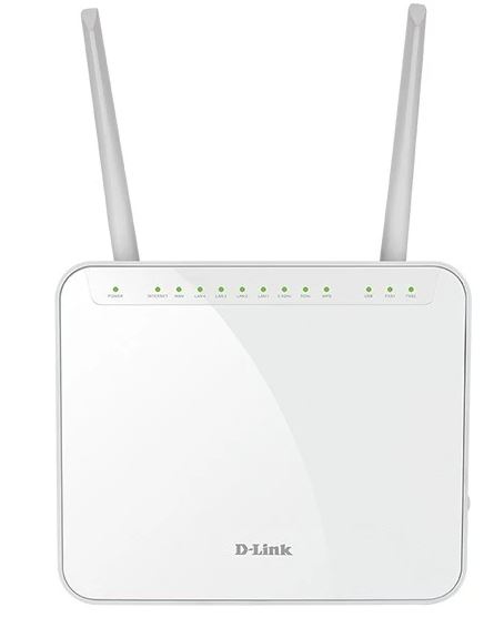 

Роутер D-link AC1200 1000Base-T WAN, 4x1000Base-T LAN, 2x5dBi external antennas, 2xFXS+USB ports, 3G/LTE support, AC1200