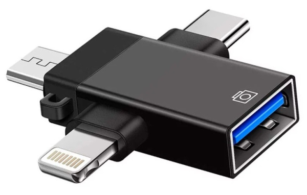 Изображение товара Переходник Cablexpert A-USB3.1-AF 3в1 для быстрой передачи данных