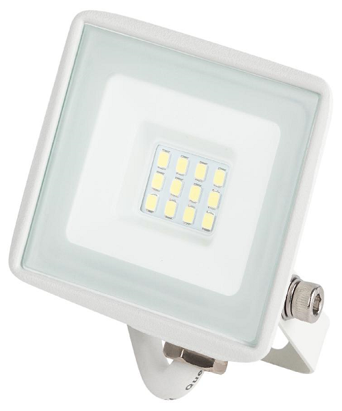 

Прожектор светодиодный ЭРА Б0054639 уличный LPR-023-W-65K-010 10Вт 6500K 800Лм IP65 белый, Б0054639