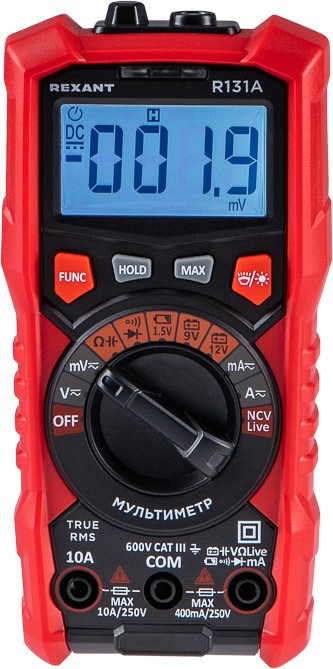

Мультиметр Rexant 13-3115 портативный R131A, 13-3115