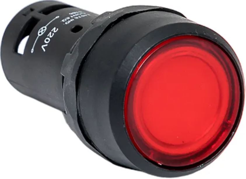 

Кнопка EKF sw2c-md-r SW2C-10D с подсветкой красная NO, sw2c-md-r