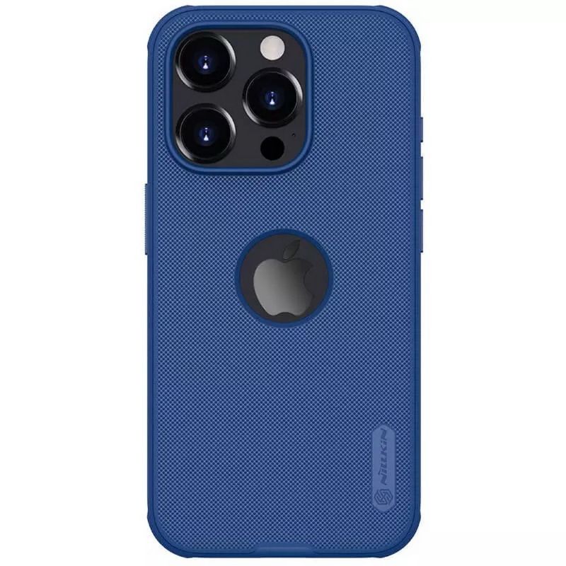 

Чехол Nillkin Super Frosted Shield Pro 4020264 Blue, (iPhone15 Pro), Super Frosted Shield Pro