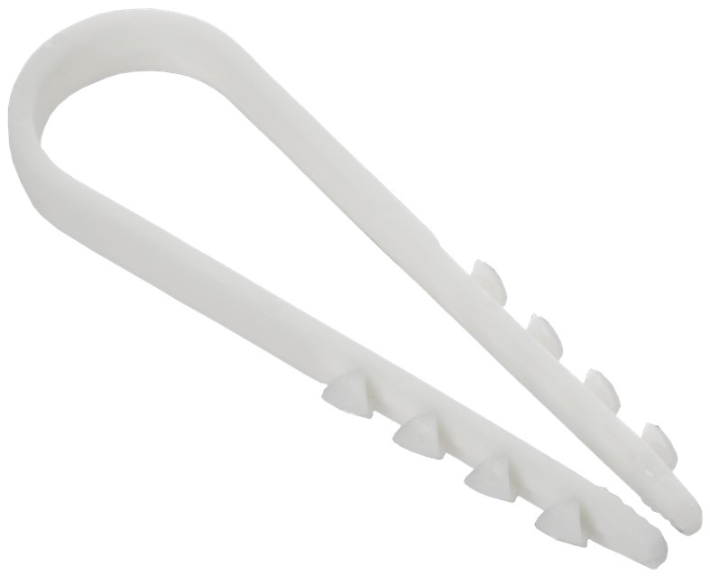 

Дюбель-хомут GENERICA UDH13-11-18-100-K01-G 11х18мм для круглого кабеля нейлон белый (уп.100шт), UDH13-11-18-100-K01-G