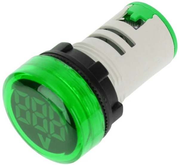 

Индикатор Rexant 36-5001 значения напряжения зеленый VD22 70-500 В, 36-5001