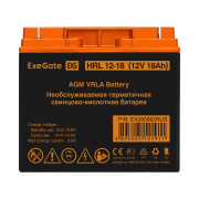 фото Батарея аккумуляторная Exegate HRL 12-18