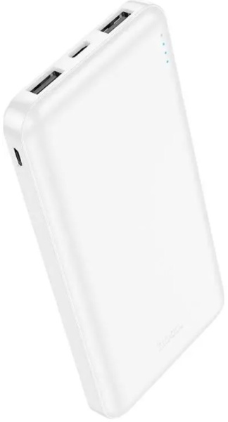 Изображение товара Аккумулятор Hoco J100 HIGH-RANKING WHITE 10000 мАч портативный USB-C USB-A
