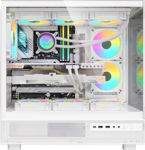 Изображение товара Корпус для ПК Formula V CRYSTAL Z8 W Mid Tower с прозрачным стеклом и отличной вентиляцией