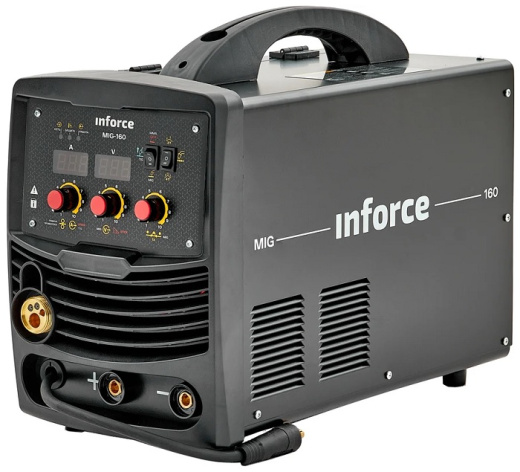 Изображение товара Профессиональный сварочный полуавтомат Inforce MIG-160 для интенсивных работ