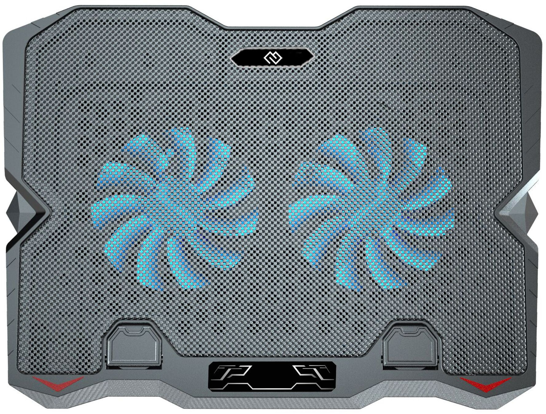 Подставка для ноутбука Digma D-NCP150-2 15.6", 360x260x27мм, 38дБ, 2xUSB, 2x120ммFAN, 650г, металл/пластик, черный