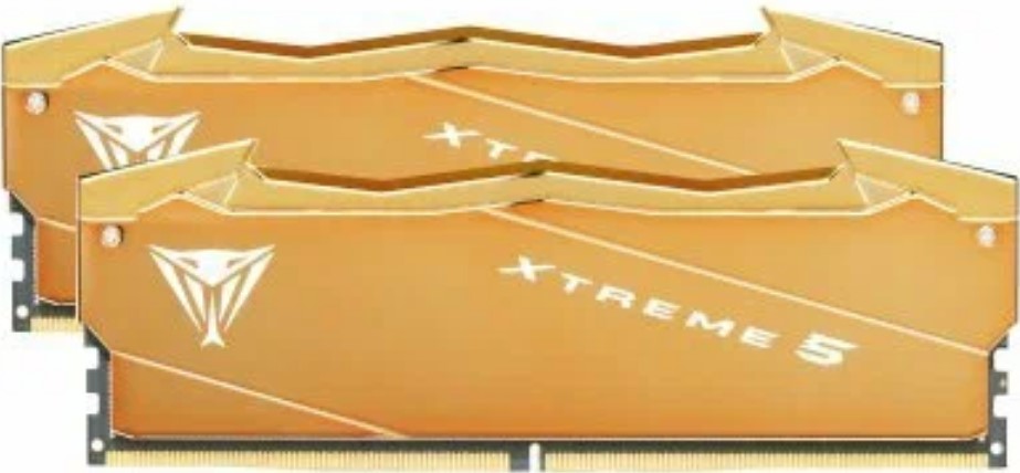 

Оперативная память DDR5 32GB (2*16GB) Patriot Viper Xtreme 5 Aurum VXA532G6432K PC5-51200 6400MHz CL32 1.4V XMP, EXPO, heatsink, Viper Xtreme 5 Aurum
