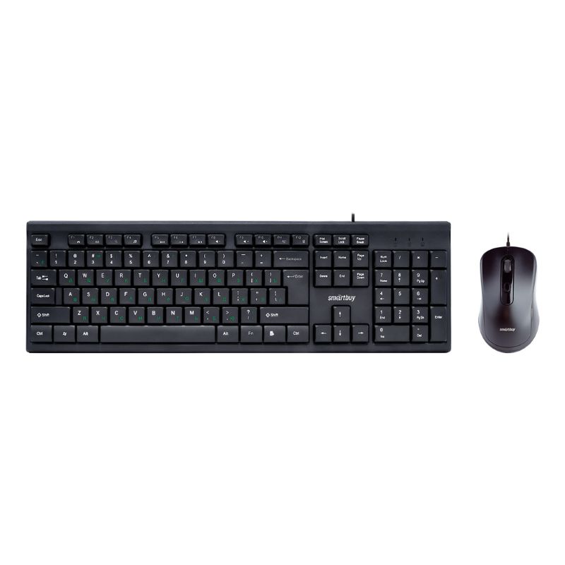 

Клавиатура и мышь SmartBuy ONE 114282 проводные черные (1/20), ONE 114282