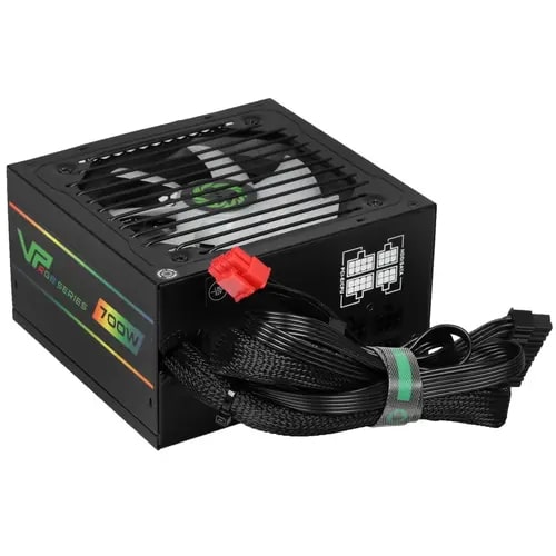 

Блок питания ATX GameMax VP-700-RGB-MODULAR 700W, APFC, модульный, 80+, 120mm fan, Ultra quiet, VP-700-RGB-MODULAR