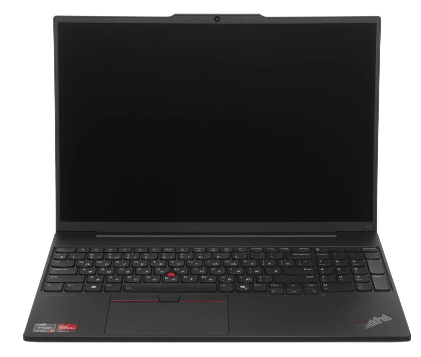 

Ноутбук Lenovo ThinkPad E16 Gen 2 21M5S09E00 Ryzen 7 7735HS/16GB/512GB SSD/Radeon 680M/16" IPS WUXGA/WiFi/BT/cam/noOS/black, ThinkPad E16 Gen 2
