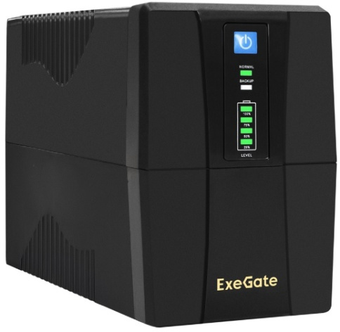 Изображение товара ИБП Exegate BNB-1000 LED AVR 2xSchuko USB