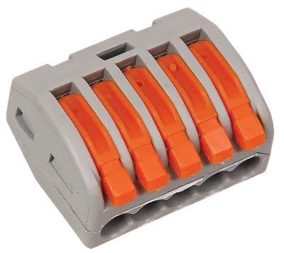 Изображение товара Клемма IEK UKZ-004-415 для электрических соединений 5 контактов 32 А