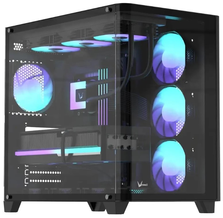 

Корпус ATX FORMULA CRYSTAL U2 черный, без БП, боковая панель из закалённого стекла, USB 3.0, USB 3.1, CRYSTAL U2