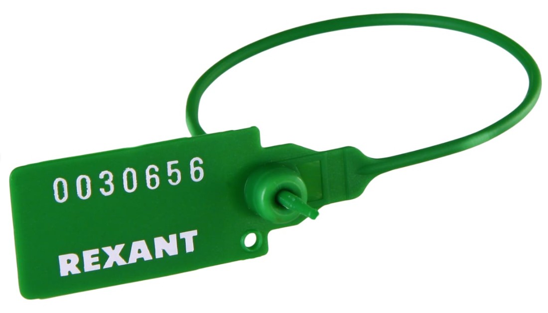 

Пломба Rexant 07-6113 пластиковая номерная 220мм зеленая, 07-6113