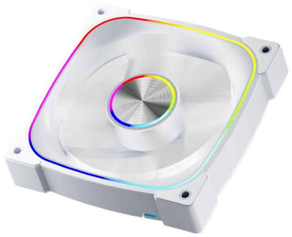 Изображение товара Вентилятор 1STPLAYER F7R White для корпуса с ARGB подсветкой и PWM регулировкой