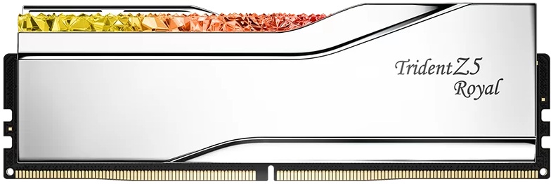 

Модуль памяти DDR5 64GB (2*32GB) G.Skill F5-6000J2836G32GX2-TR5S TRIDENT Z5 ROYAL RGB 6000MHz CL28 1.40V, F5-6000J2836G32GX2-TR5S