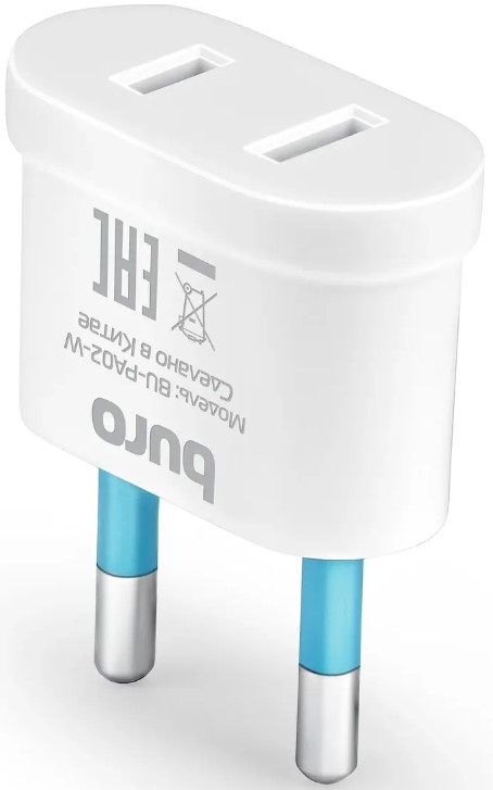 

Переходник питания Buro BU-PA02-W (1 розетка) белый (пакет ПЭ) (1844163), BU-PA02-W