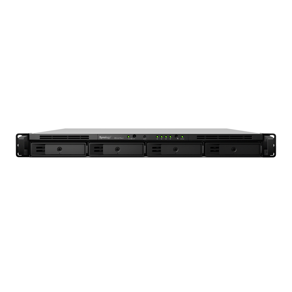 

Сетевое хранилище Synology RS1619xs+ 4x3.5"/2.5" SATA,RAID 0/1/5/6/10/JBOD, 4xGbLAN, 2xUSB3.0, 1U, без HDD, RS1619xs+
