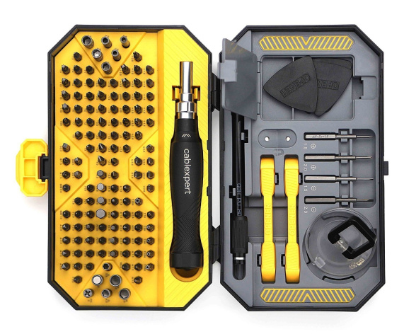 Изображение товара Профессиональный набор инструментов Cablexpert TK-SD-12R для ремонта мобильных устройств