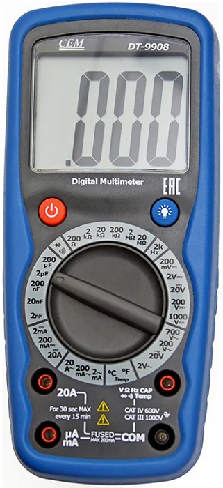 

Мультиметр цифровой CEM DT-9908 CEM 481059, DT-9908
