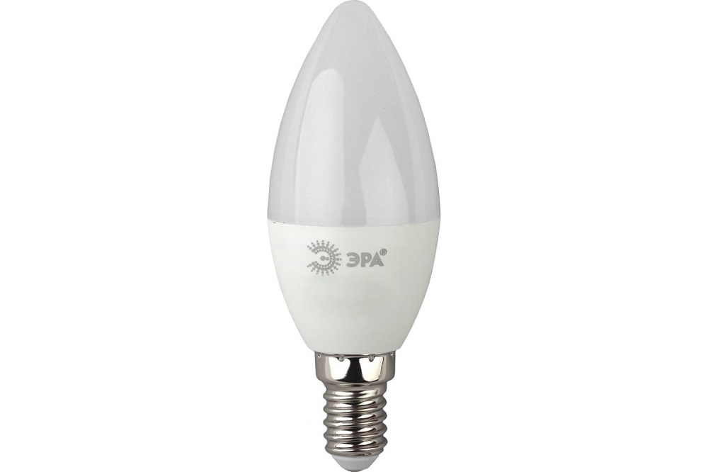 

Лампа светодиодная ЭРА Б0050200 LED B35-8W-840-E14 R (диод, свеча, 8Вт, нейтр, E14) (10/100/3500), Б0050200