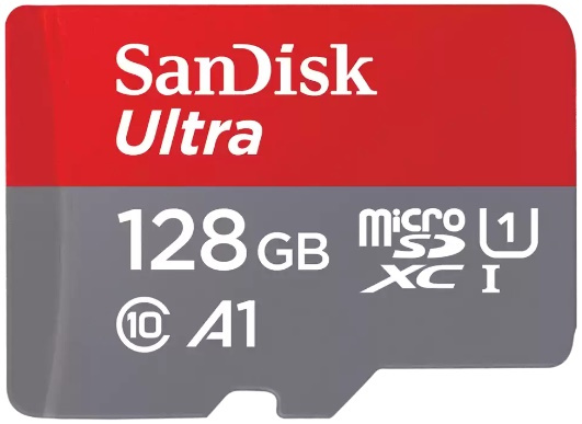 Изображение товара Карта памяти SanDisk MicroSDXC 128GB SDSQUAB-128G-GN6MA с адаптером