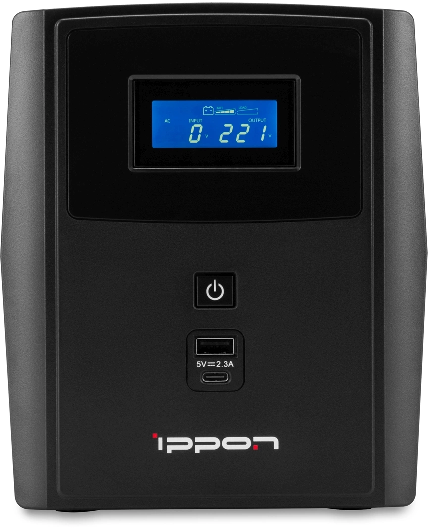 

Источник бесперебойного питания Ippon Smart Power Pro II 1600 Euro 1029742 960Вт, 1600ВА, черный, Smart Power Pro II 1600 Euro