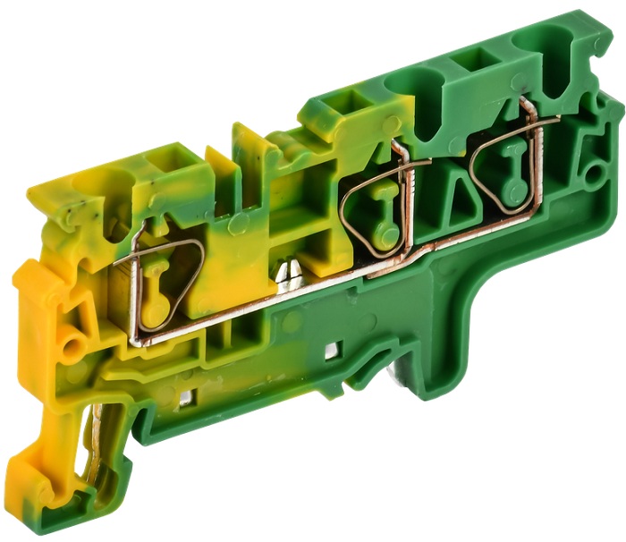 

Клемма пружинная IEK AF-CT41-00-3-K52-004 CX4-3 PE 4мм2 трехконтактная заземляющая ARMAFIX, AF-CT41-00-3-K52-004